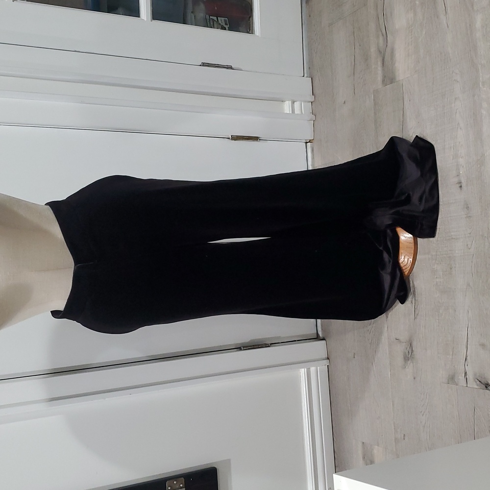 H&M Luxe Velvet Trousers – Wide Leg, Black, Size 36 / 4, NWT